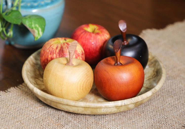 Decorative Wooden Apple