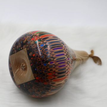 Decorative Wooden Colored-pencil Longevity Pear