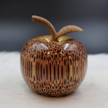 Decorative Wooden Colored-pencil Delato Apple