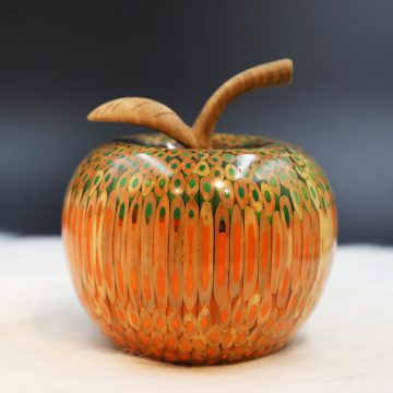 Decorative Wooden Colored-pencil Delato Apple