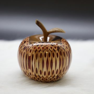 Decorative Wooden Colored-pencil Deleo Apple