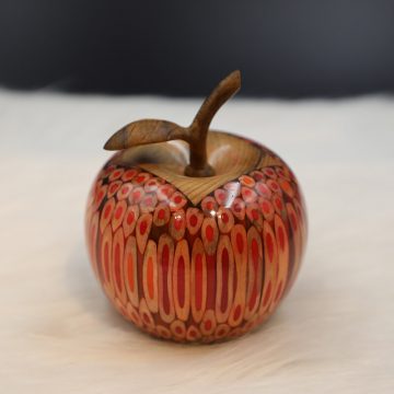 Decorative Wooden Colored-pencil Deleo Apple