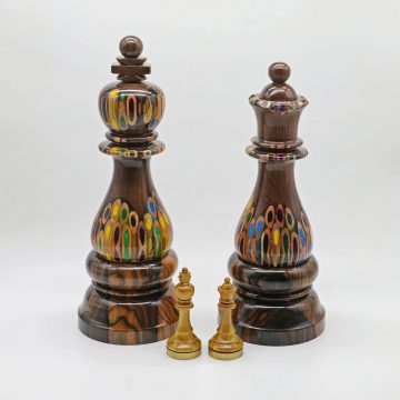 Deluxe Serial of Chess Pieces for Decor – The King & Queen