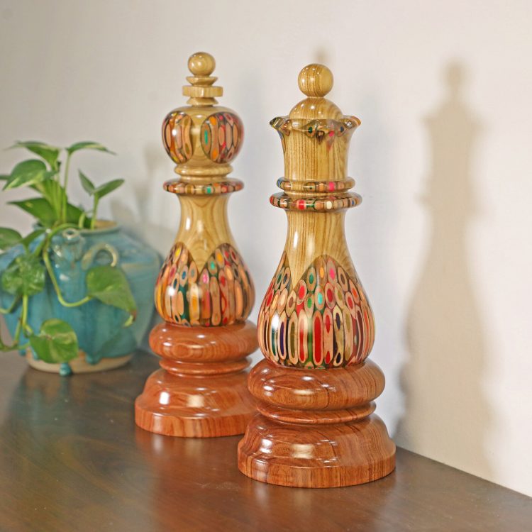 Deluxe Serial of Chess Pieces for Decor – The King & Queen