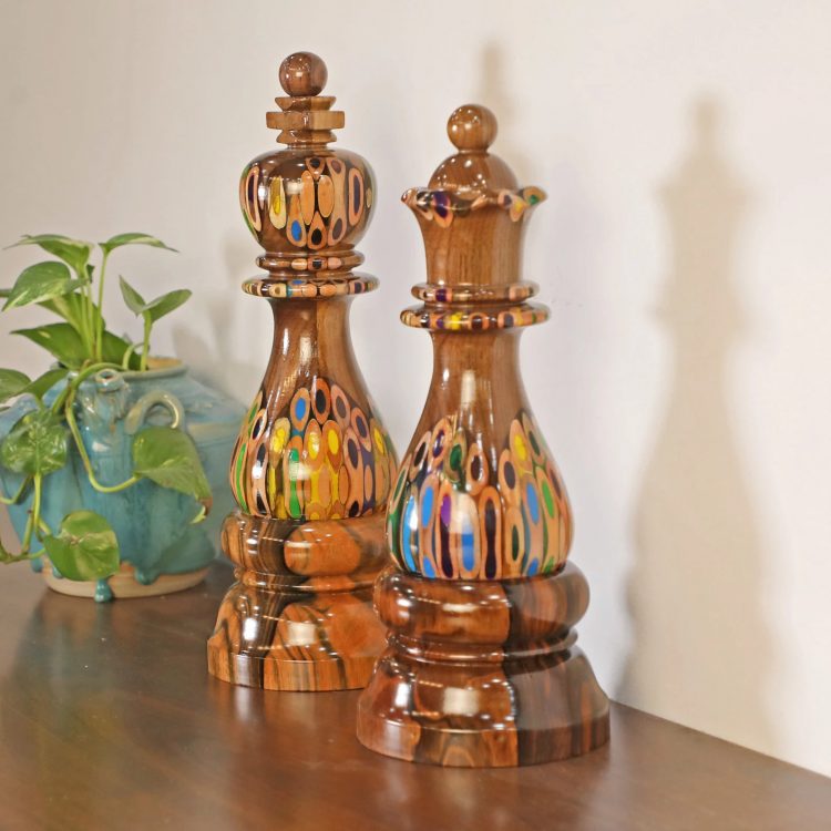 Deluxe Serial of Chess Pieces for Decor – The King & Queen