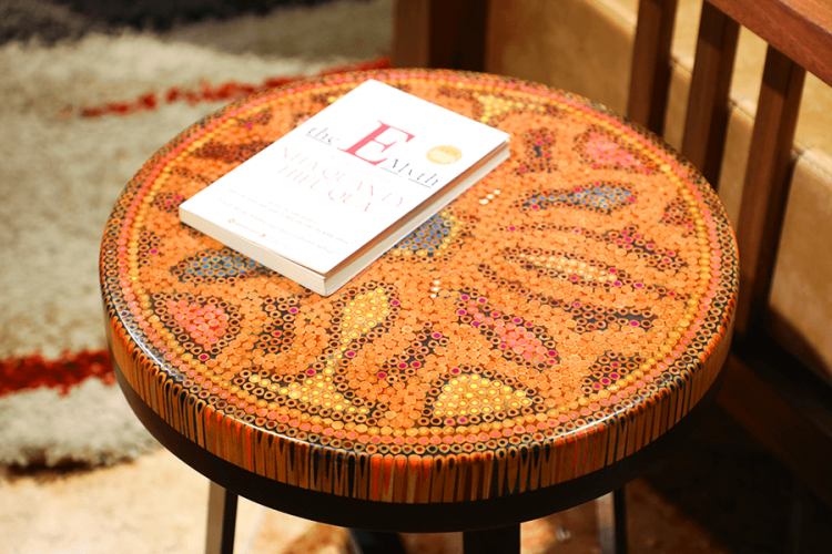 Devotion Colored-Pencil Coffee Table