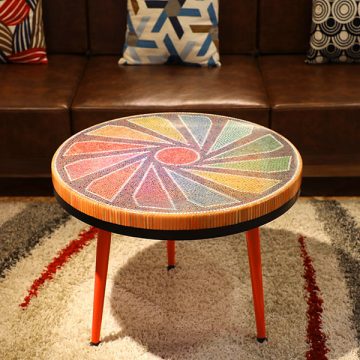 Diamond Colored-pencil Coffee Table 1