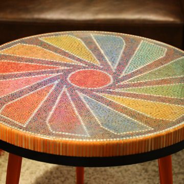 Diamond Colored-pencil Coffee Table 3