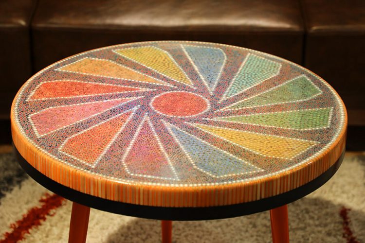 Diamond Colored-pencil Coffee Table 3