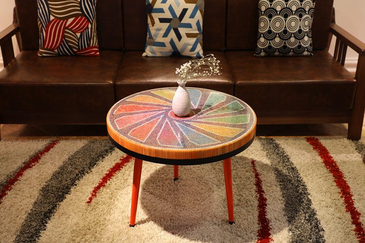 Diamond Colored-pencil Coffee Table 4