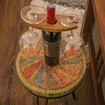 Diamond III Colored-pencil Coffee Table - Henry Le Design