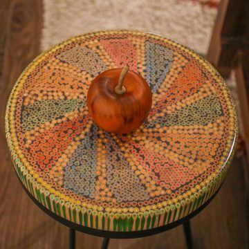 Diamond III Colored-pencil Coffee Table - Henry Le Design