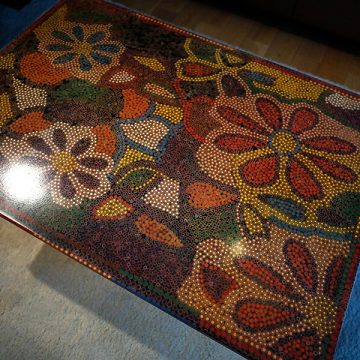 Floral Life Colored Pencil-Coffee Table 2
