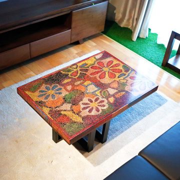 Floral Life Colored Pencil-Coffee Table 3