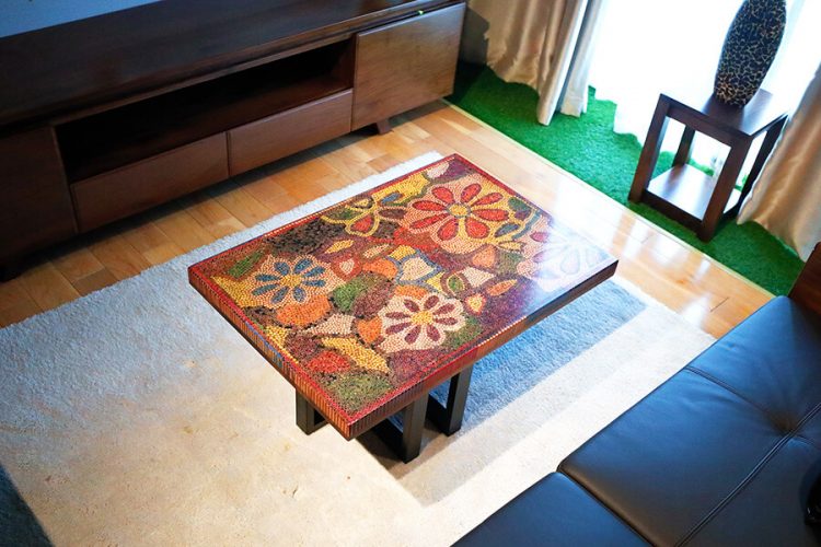 Floral Life Colored Pencil-Coffee Table 3