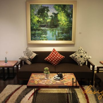 Floral Life Colored Pencil-Coffee Table