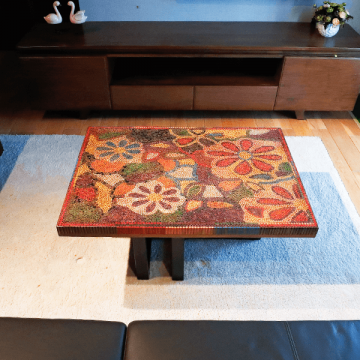 Floral Life Colored Pencil-Coffee Table