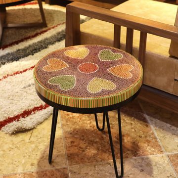 Heart IV Colored-pencil Coffee Table - Henry Le Design