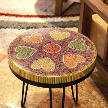 Heart IV Colored-pencil Coffee Table - Henry Le Design