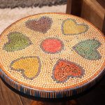 Heart IV Colored-pencil Coffee Table 1