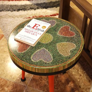 Heart V Colored-pencil Coffee Tables 2