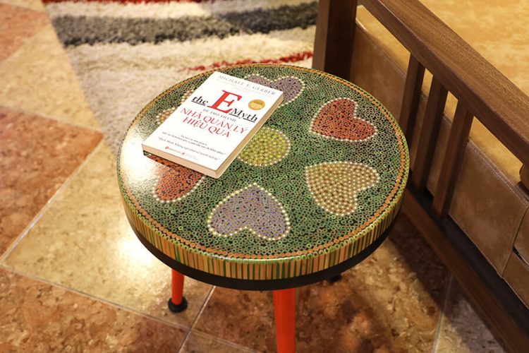 Heart V Colored-pencil Coffee Tables 2