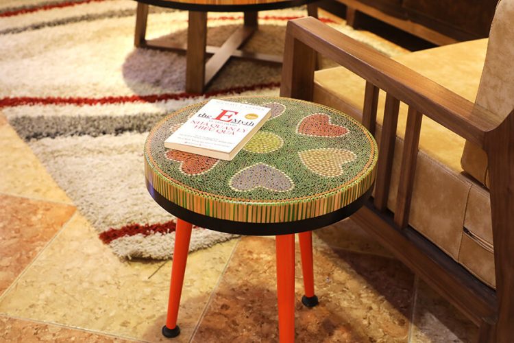 Heart V Colored-pencil Coffee Tables 3