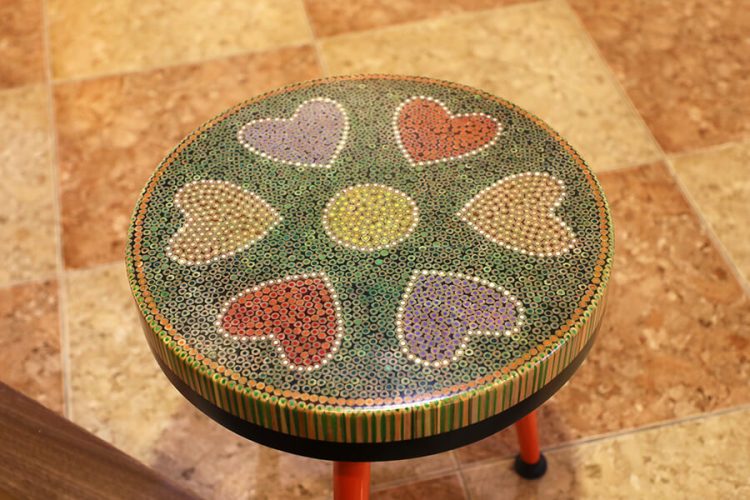 Heart V Colored-pencil Coffee Tables 4