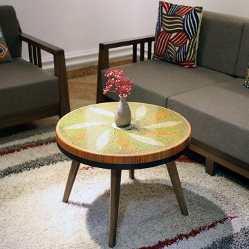 Honeysuckle Colored-pencil Coffee Table 4