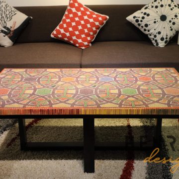 Infinity & Beyond Colored-Pencil Coffee Table