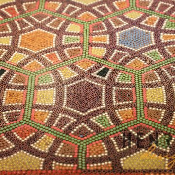 Infinity & Beyond Colored-Pencil Coffee Table