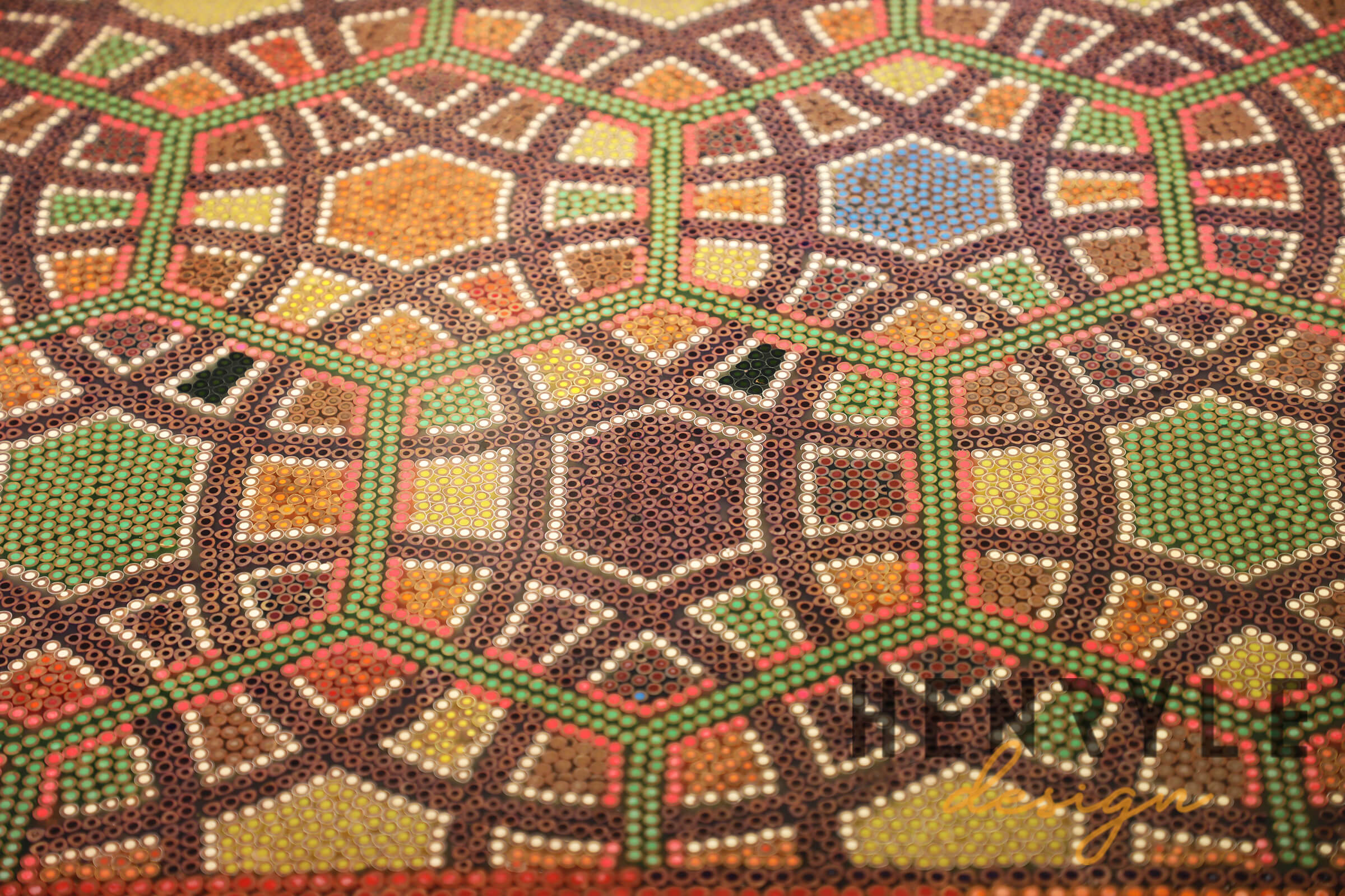 Infinity & Beyond Colored-Pencil Coffee Table Infinity & Beyond Colored-Pencil Coffee Table