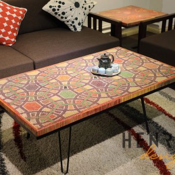Infinity & Beyond Colored-Pencil Coffee Table