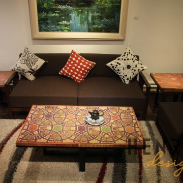 Infinity & Beyond Colored-Pencil Coffee Table