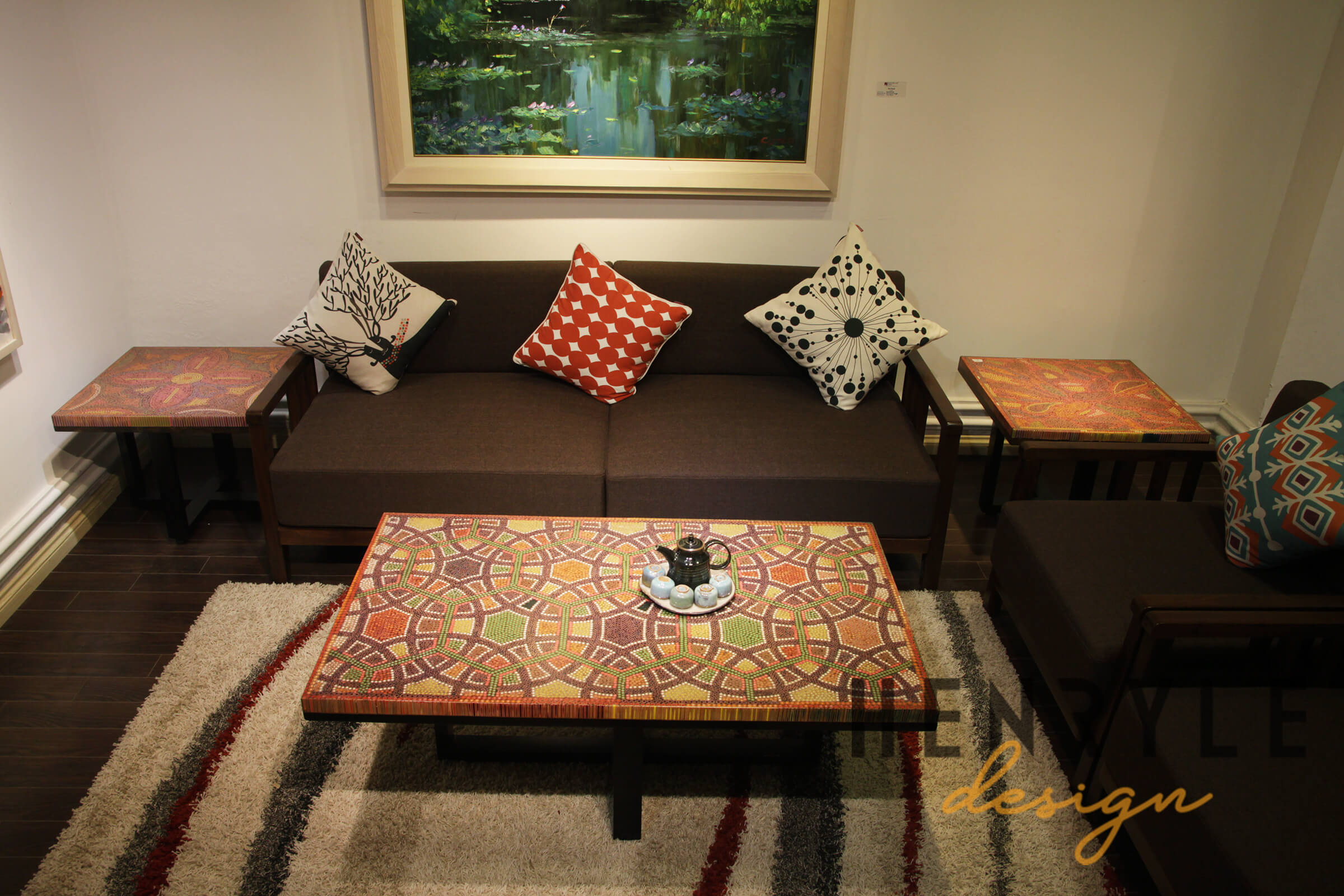 Infinity & Beyond Colored-Pencil Coffee Table Infinity & Beyond Colored-Pencil Coffee Table