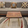 Jungle Flame Colored-Pencil Coffee Table