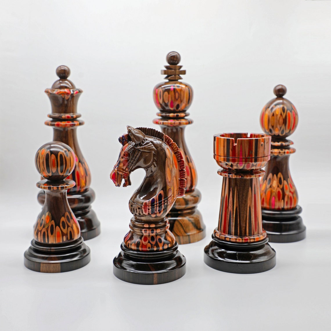 Large Decorative Chess Pieces 2