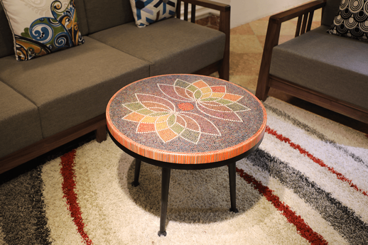 Lotus Colored-pencils Coffee Table