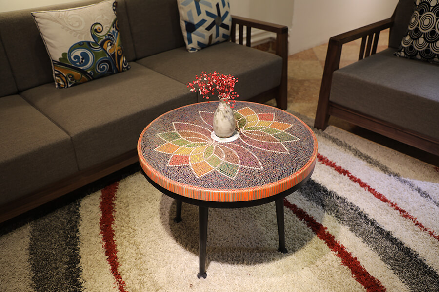 Lotus Colored-pencils Coffee Table