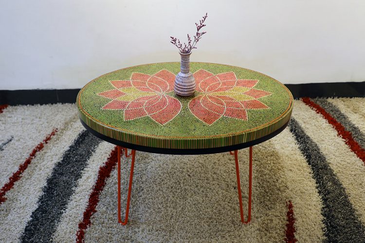 Lotus II Colored-pencil Coffee Table 1