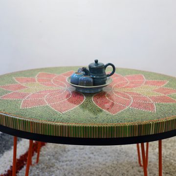 Lotus II Colored-pencil Coffee Table 2