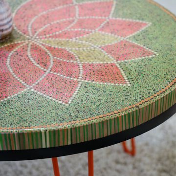 Lotus II Colored-pencil Coffee Table 3