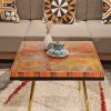 Lotus Pond V Colored-Pencil Coffee Table