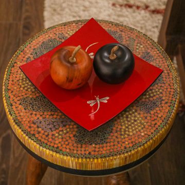 Lotus Pond XII Colored-pencil Coffee Table - Henry Le Design