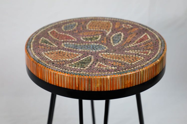 Lotus Pond XIII Colored-pencil Coffee Table - Henry Le Design