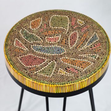 Lotus Pond XIV Colored-pencil Coffee Table - Henry Le Design