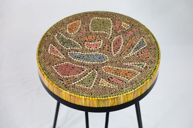 Lotus Pond XIV Colored-pencil Coffee Table - Henry Le Design