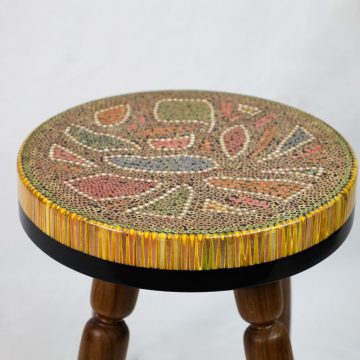 Lotus Pond XIV Colored-pencil Coffee Table - Henry Le Design