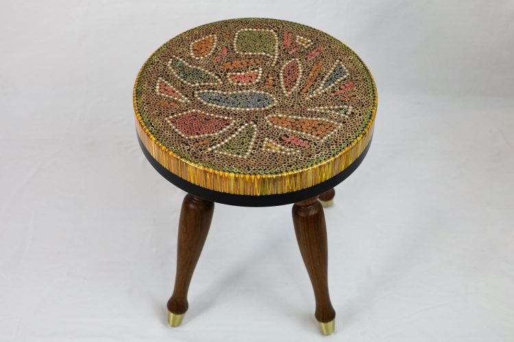 Lotus Pond XIV Colored-pencil Coffee Table - Henry Le Design