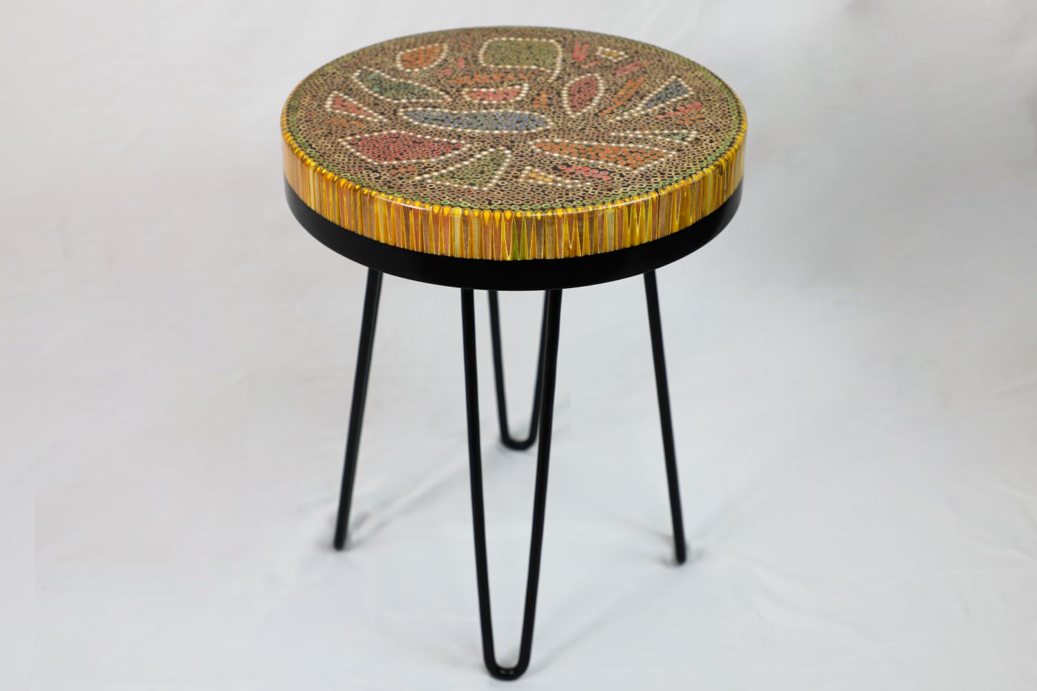 Lotus Pond XIV Colored-pencil Coffee Table - Henry Le Design